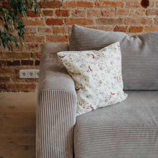 Mistletoe Linen Cushion Cover 2