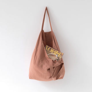 Cafe Creme Big Linen Bag 