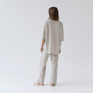 Melange Color Primrose Loungewear Set for Women Back View 