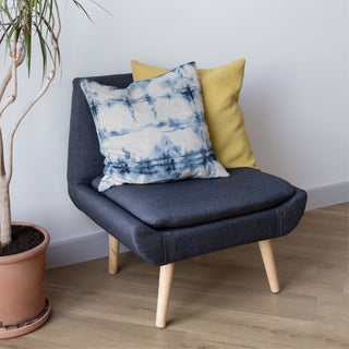 Tie Dye on Natural Linen Cushion Cover 2