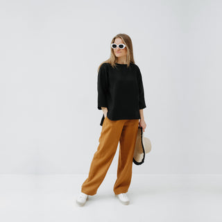 Hazelnut Linen Willow Trousers 6