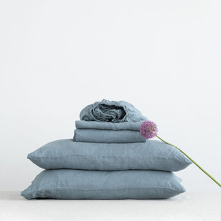 Blue Fog Linen Sheet Set 3