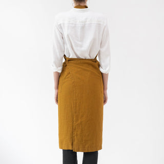 Bronze Linen Chef Apron 3