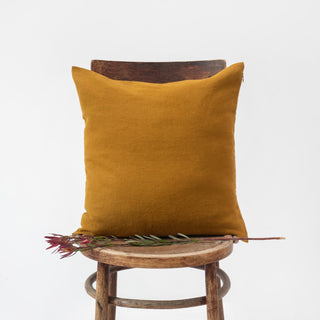 Bronze Linen Cushion Cover 1