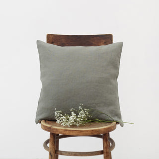 Khaki Linen Cushion Cover 1