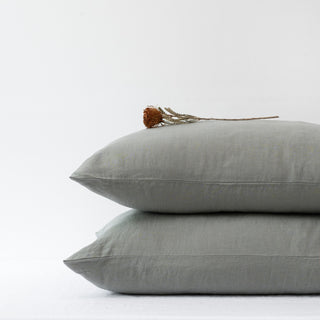Khaki Linen Pillowcase 