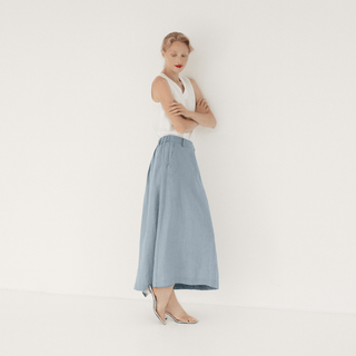 Allure Linen Gardenia Skirt - Linen Tales 4