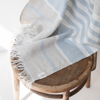 Allure Stripe Linen Beach Towel - Linen Tales 6