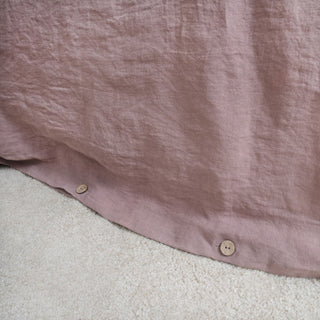 Ashes of Roses Linen Duvet Cover - Linen Tales 4