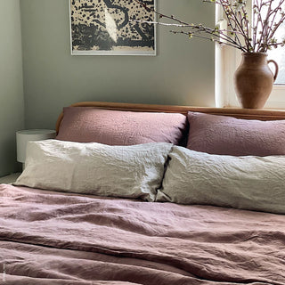 Ashes of Roses Linen Pillowcase - Linen Tales 3