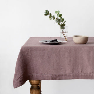 Ashes of Roses Linen Tablecloth - Linen Tales 3