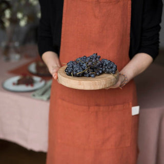 Baked Clay Linen Daily Apron - Linen Tales 3