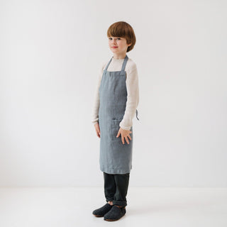 Blue Fog Kids Linen Daily Apron - Linen Tales 3