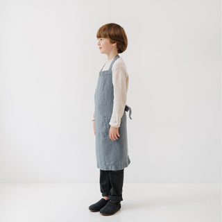 Blue Fog Kids Linen Daily Apron - Linen Tales 