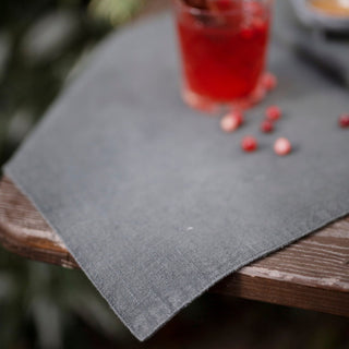 Blue Fog Linen Placemat - Linen Tales 3