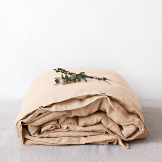Brazilian Sand Linen Duvet Cover - Linen Tales USA 