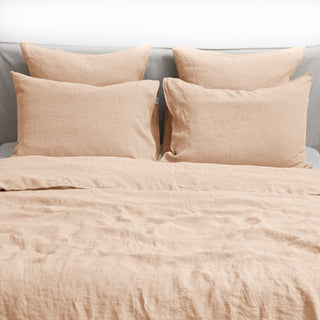 Brazilian Sand Linen Duvet Cover - Linen Tales USA 
