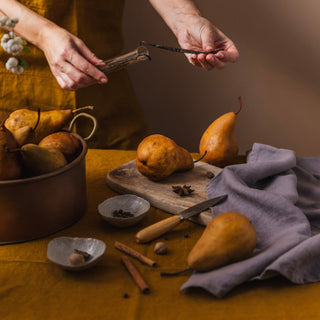 Bronze Linen Tablecloth - Linen Tales 2