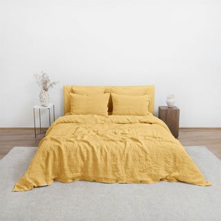 Butter Linen Duvet Cover Set - Linen Tales USA 