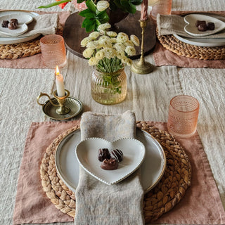 Cafe Creme Lightweight Linen Placemat - Linen Tales 4