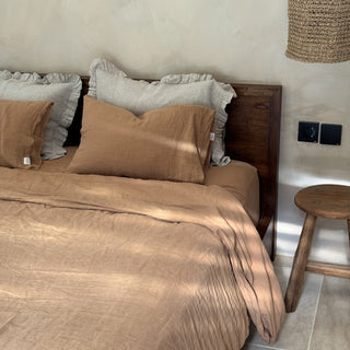 Camel Linen Pillowcase - Linen Tales 3