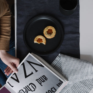 Dark Grey Linen Placemat - Linen Tales 3