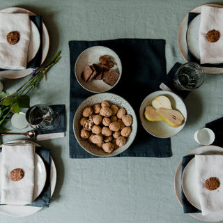 Deep Water Linen Placemat - Linen Tales 3