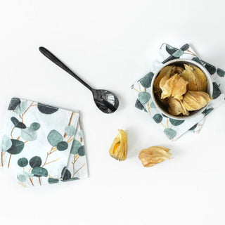 Eucalyptus Linen Coasters Set of 4 - Linen Tales 3