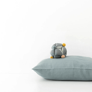 Kids Blue Fog Linen Pillowcase - Linen Tales USA 