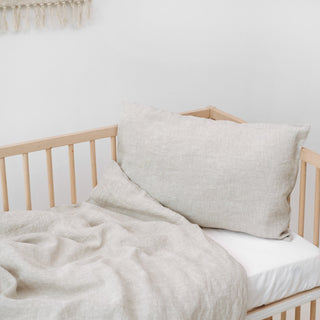 Kids Melange Linen Duvet Cover Set - Linen Tales 3