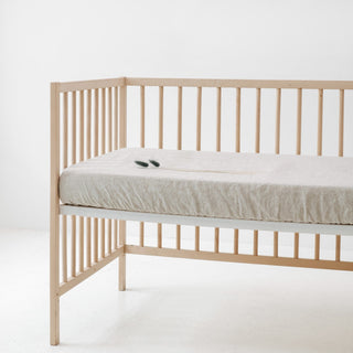 Kids Melange Linen Fitted Sheet - Linen Tales 4