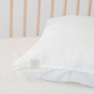 Kids White Linen Pillowcase - Linen Tales 3