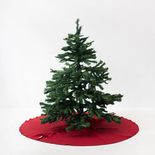 Lava Falls Linen Christmas Tree Skirt - Linen Tales USA 