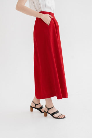 Lava Falls Linen Gardenia Skirt - Linen Tales 3