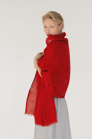 Lava Falls Linen Woodbine Scarf - Linen Tales 3