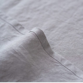 Light Grey Lightweight Linen Round Tablecloth - Linen Tales 4