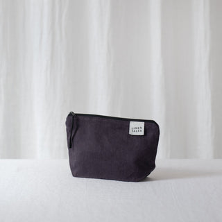 LIMITED EDITION Magnet Twill Linen Makeup Pouch - Linen Tales USA 1