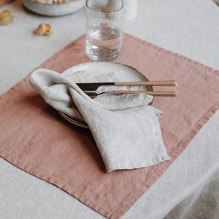 Melange Lightweight Linen Napkins Set of 2 - Linen Tales 4