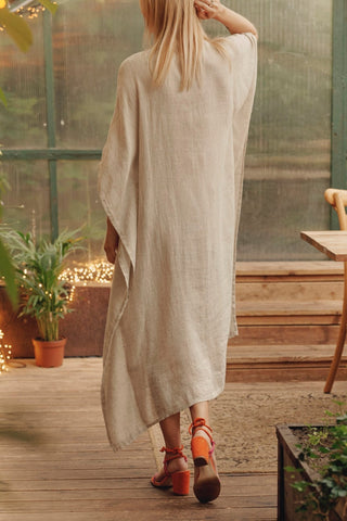 Melange Linen Beach Dress - Linen Tales 3