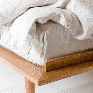 Melange Linen Fitted Sheet - Linen Tales 4