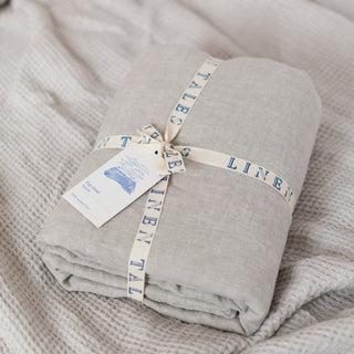 Melange Linen Flat Sheet - Linen Tales 3