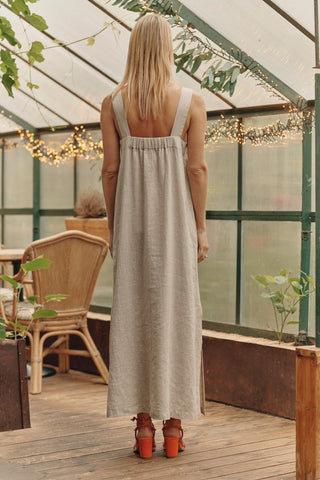 Melange Linen Fugue Dress - Linen Tales 3