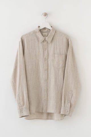 Melange Linen Larch Shirt - Linen Tales 6