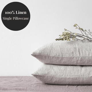 Melange Linen Pillowcase - Linen Tales USA 