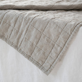 Melange Linen Quilted Blanket - Linen Tales 7