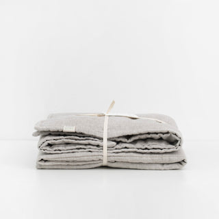 Melange Linen Quilted Blanket - Linen Tales 