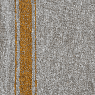 Mustard Stripe Vintage Linen Fabric 310 g/m2 - Linen Tales 