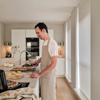 Natural Linen Chef Apron - Linen Tales 