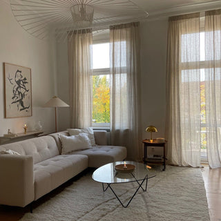 Natural Linen Daytime Rod Pocket Curtain Set of 2 - Linen Tales 3