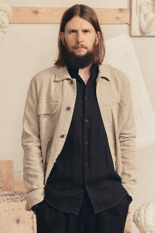 Natural Linen Maple Jacket - Linen Tales 3
